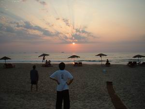Sunset at Condolim Beach Goa